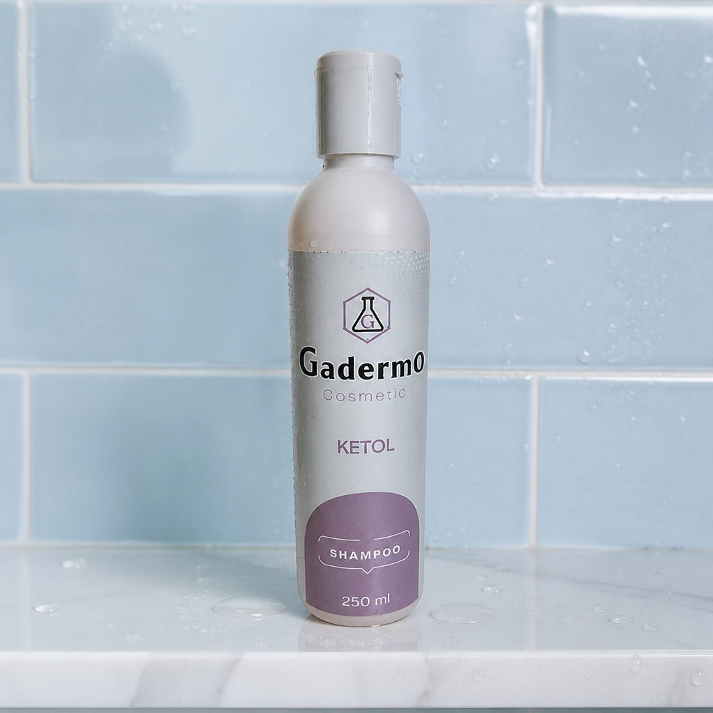 GADERMO KETOL shampoo 250ml — foto de ambiente shampoo | Supiel