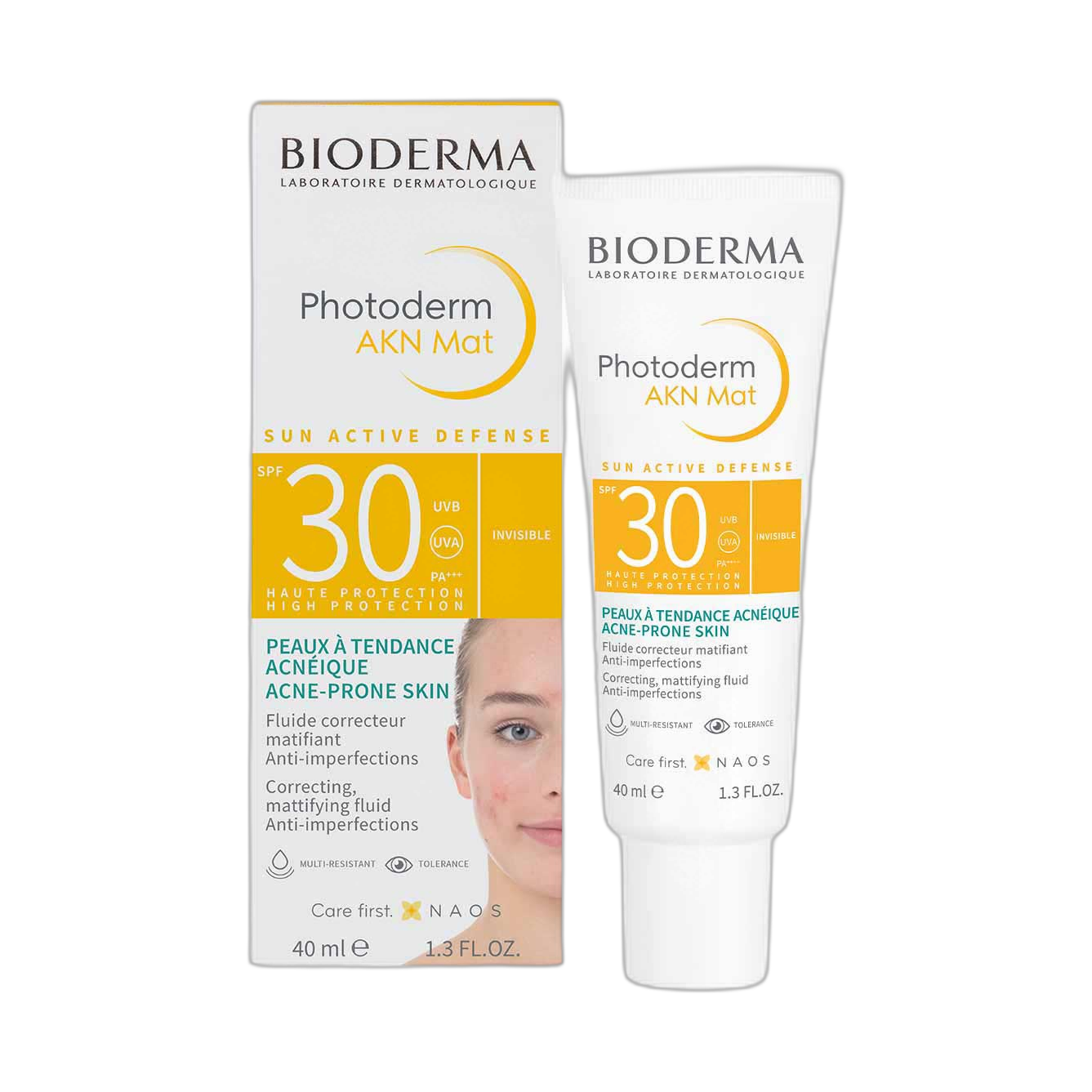 BIODERMA Photoderm AKN Mat spf30 40ml (fondo limpio)