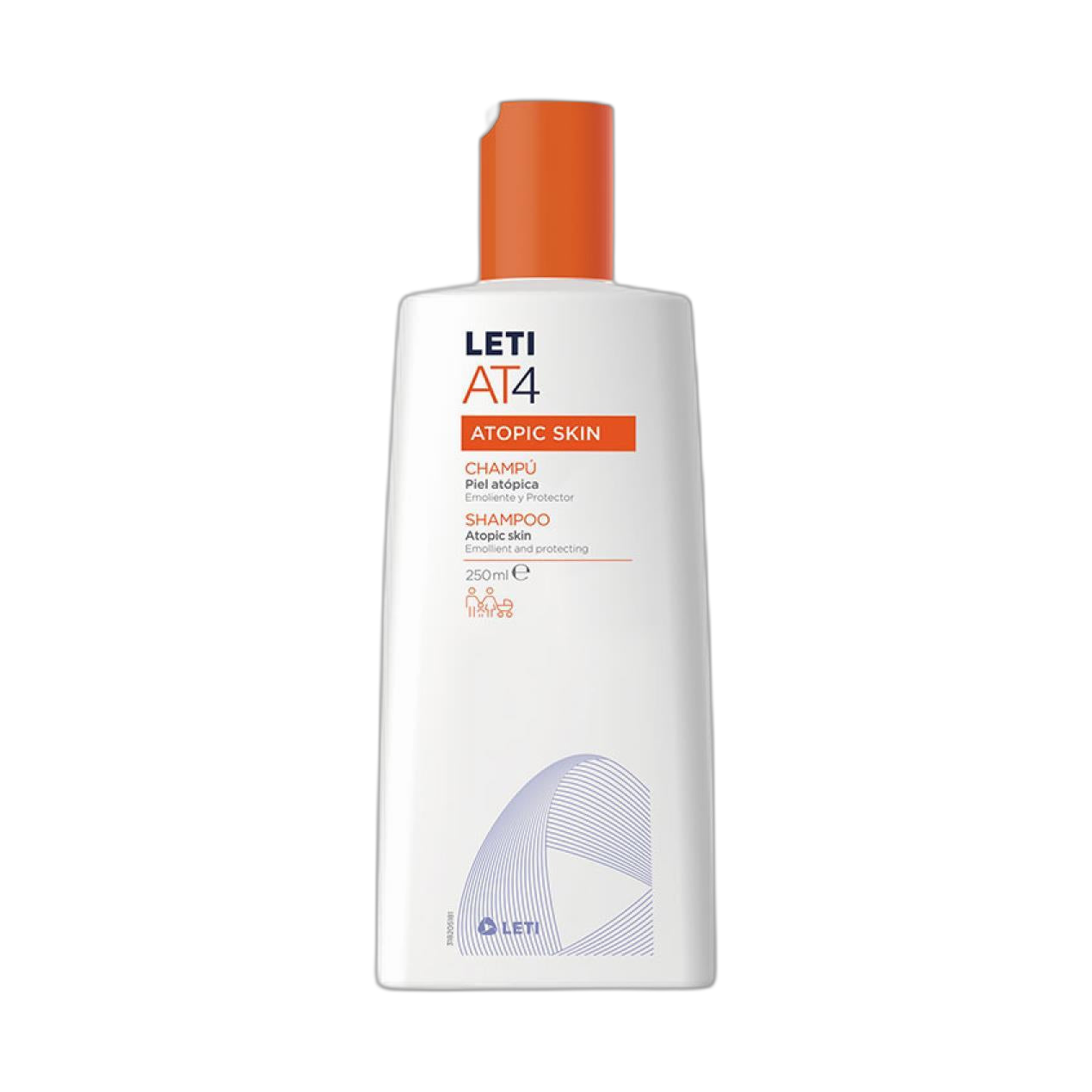 LETI AT4 Shampoo 250ml (fondo limpio)