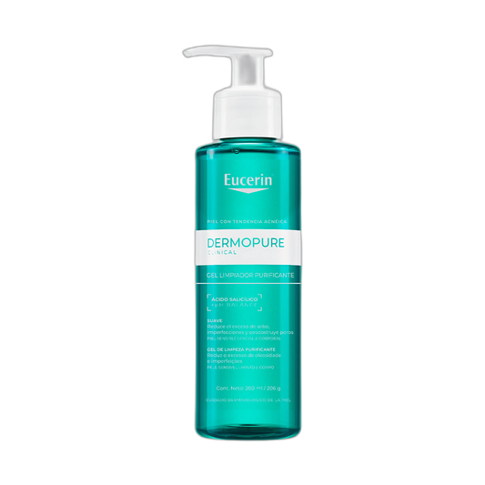 EUCERIN DERMOPURE GEL LIMPIADOR 200ML (fondo limpio)