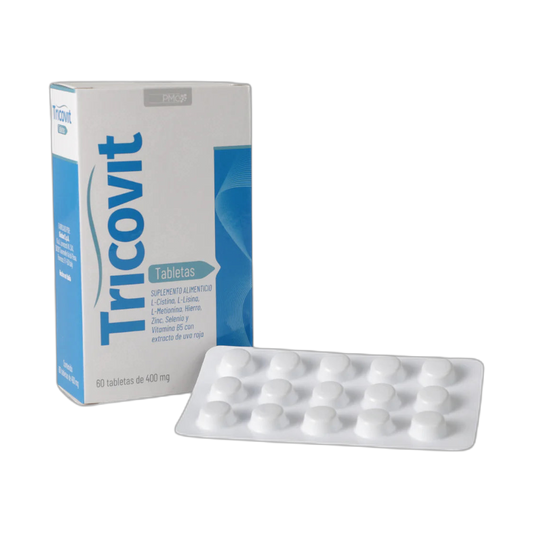 TRICOVIT Tabletas 400mg 60caps (fondo limpio)
