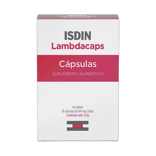 ISDIN LAMBDACAPS 30 caps (fondo limpio)