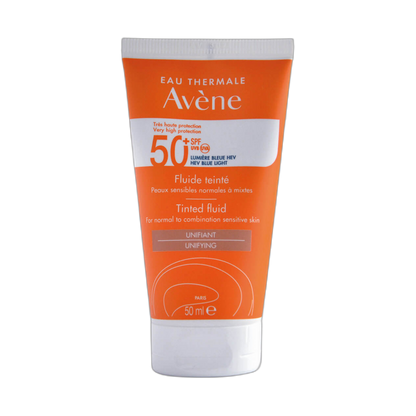 AVENE Fluido con color 50+ 50ml (fondo limpio)