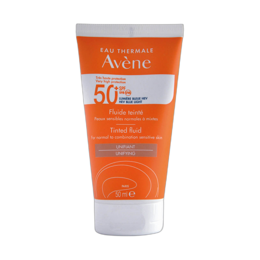 AVENE Fluido con color 50+ 50ml (fondo limpio)