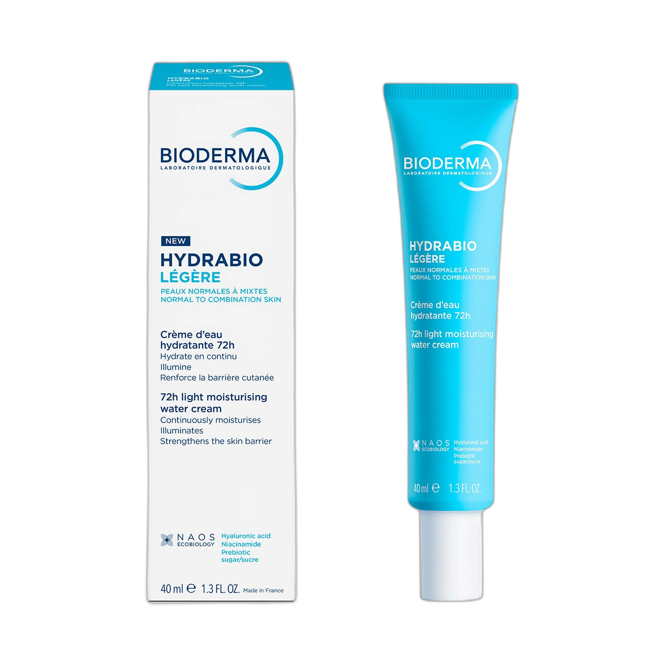 Bioderma Hydrabio Gel-Crema 40ml (fondo limpio)