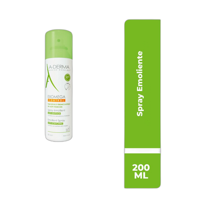 ADERMA Exomega Control spray emoliente 200ml (fondo limpio)