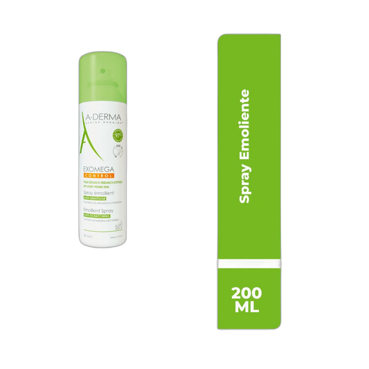 ADERMA Exomega Control spray emoliente 200ml (fondo limpio)