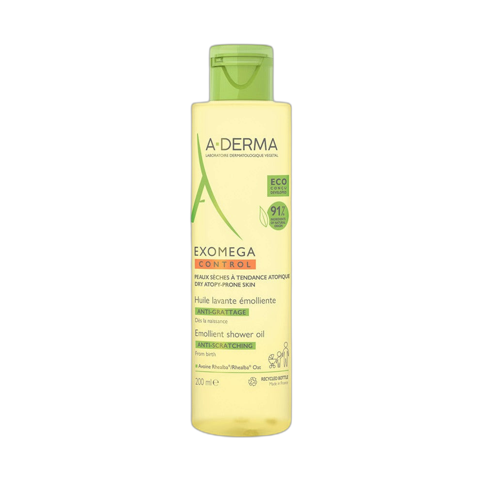 ADERMA Exomega Control Dermolimpiador En Aceite Emoliente 200ml (fondo limpio)