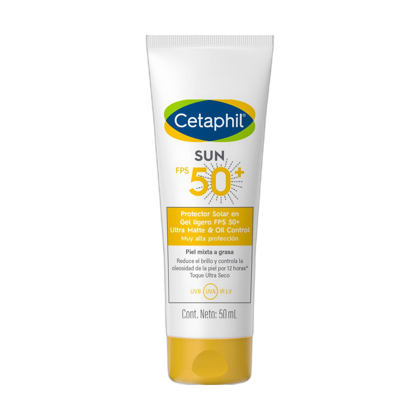 CETAPHIL Sun oil control fps50+ 50ml (fondo limpio)