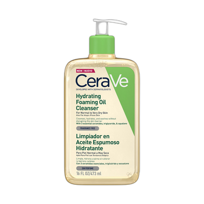 CERAVE Limpiador aceite de ducha 473ml (fondo limpio)