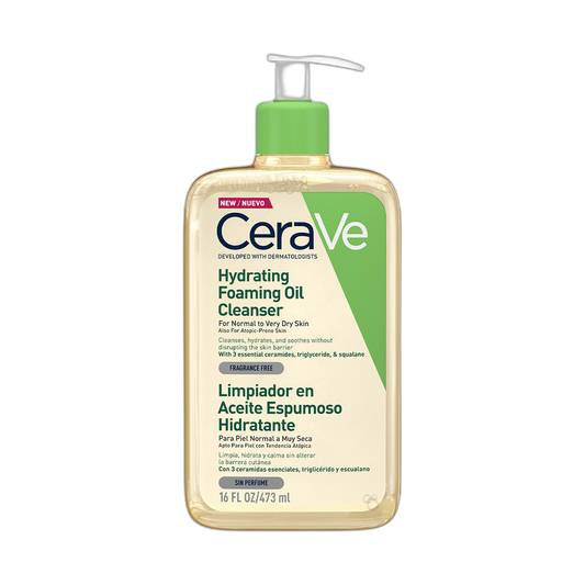 CERAVE Limpiador aceite de ducha 473ml (fondo limpio)