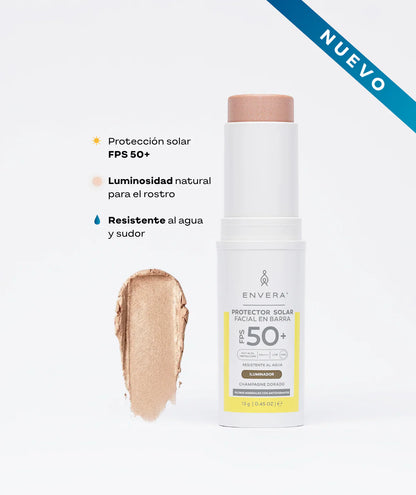 ENVERA Protector Solar en barra con color FPS 50+