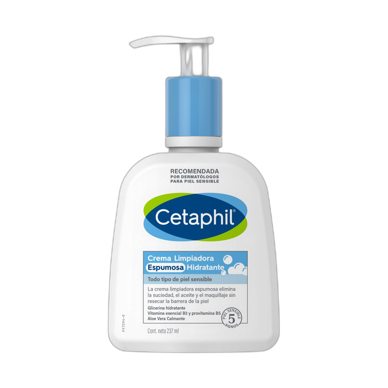 Cetaphil Crema Limp Espumosa Hidratante 237 Ml (fondo limpio)