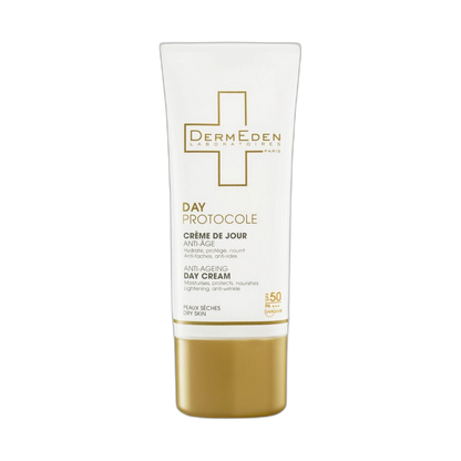 DERMEDEN Day Protocole spf50+  50ml (fondo limpio)