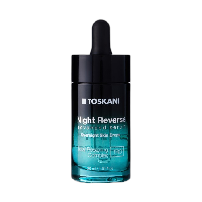 TOSKANI Night Reverse advanced serum 30ml (fondo limpio)