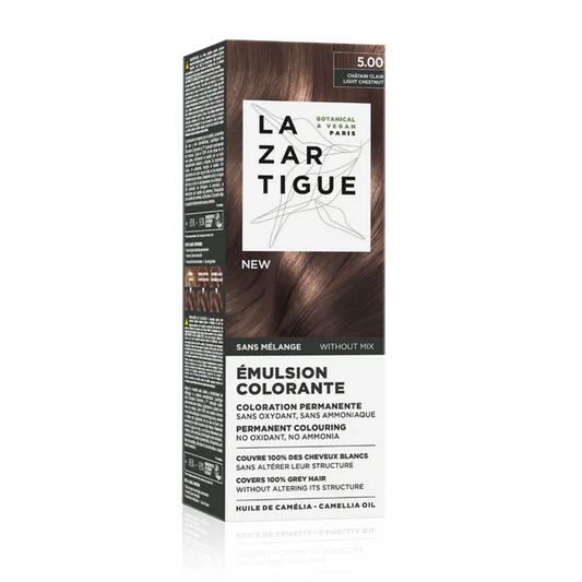 LAZARTIGUE Emulsión colorante 5.0 Chatain Clair 1Kit 60ml