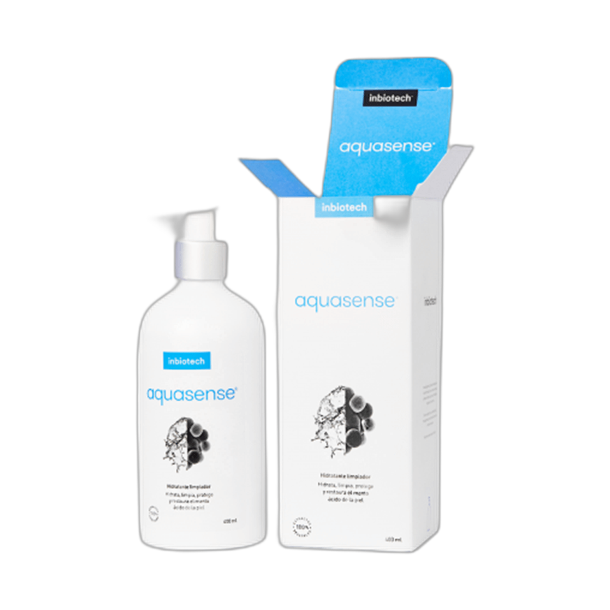 AQUASENSE Hidratante limpiador 400ml (fondo limpio)