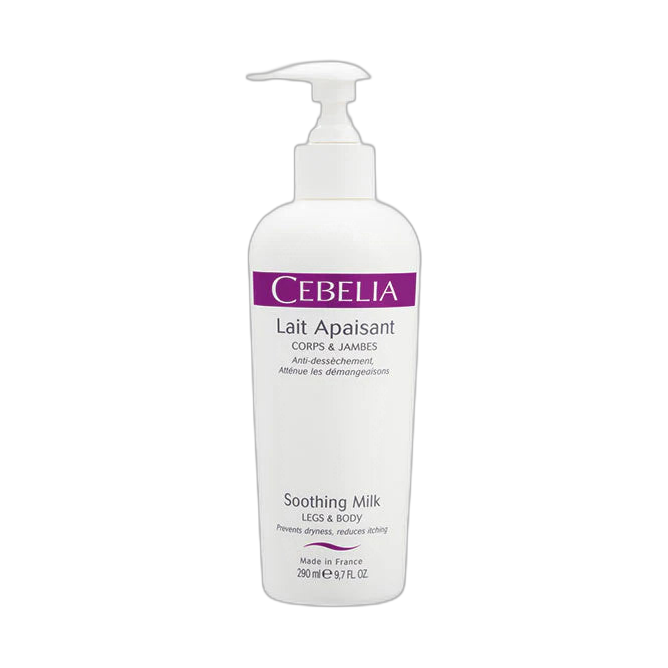 CEBELIA Leche corporal calmante 290ml (fondo limpio)