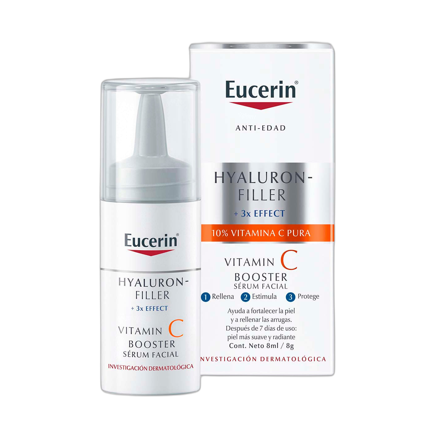 EUCERIN Hyaluron Filler vitamin C 8ml (fondo limpio)