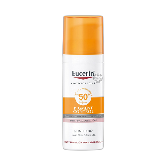 EUCERIN Sun fluid pigment control spf50+ 50ml (fondo limpio)