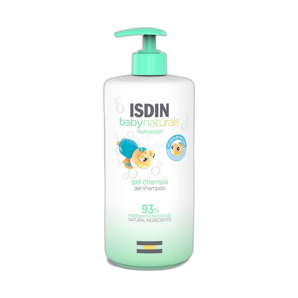 ISDIN Babynaturals gel shampoo 400ml (fondo limpio)
