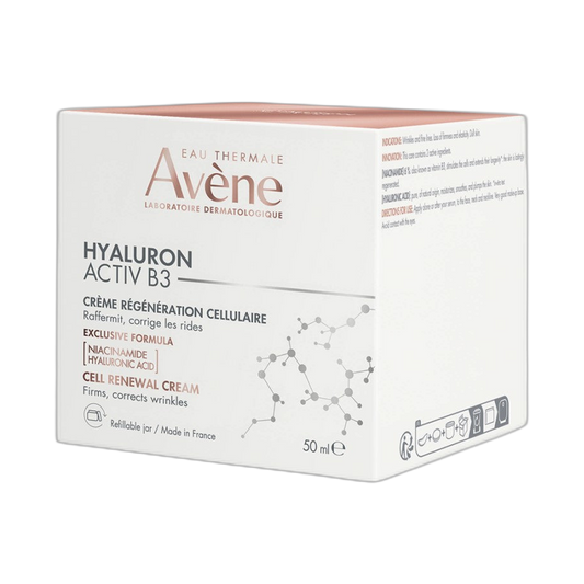 AVENE Hyaluron Activ B3 crema de día 50ml (fondo limpio)