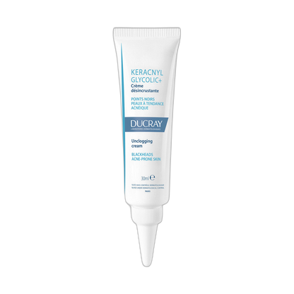 DUCRAY  Keracnyl Glycolic+ Crema Desincrustante 30ml (fondo limpio)