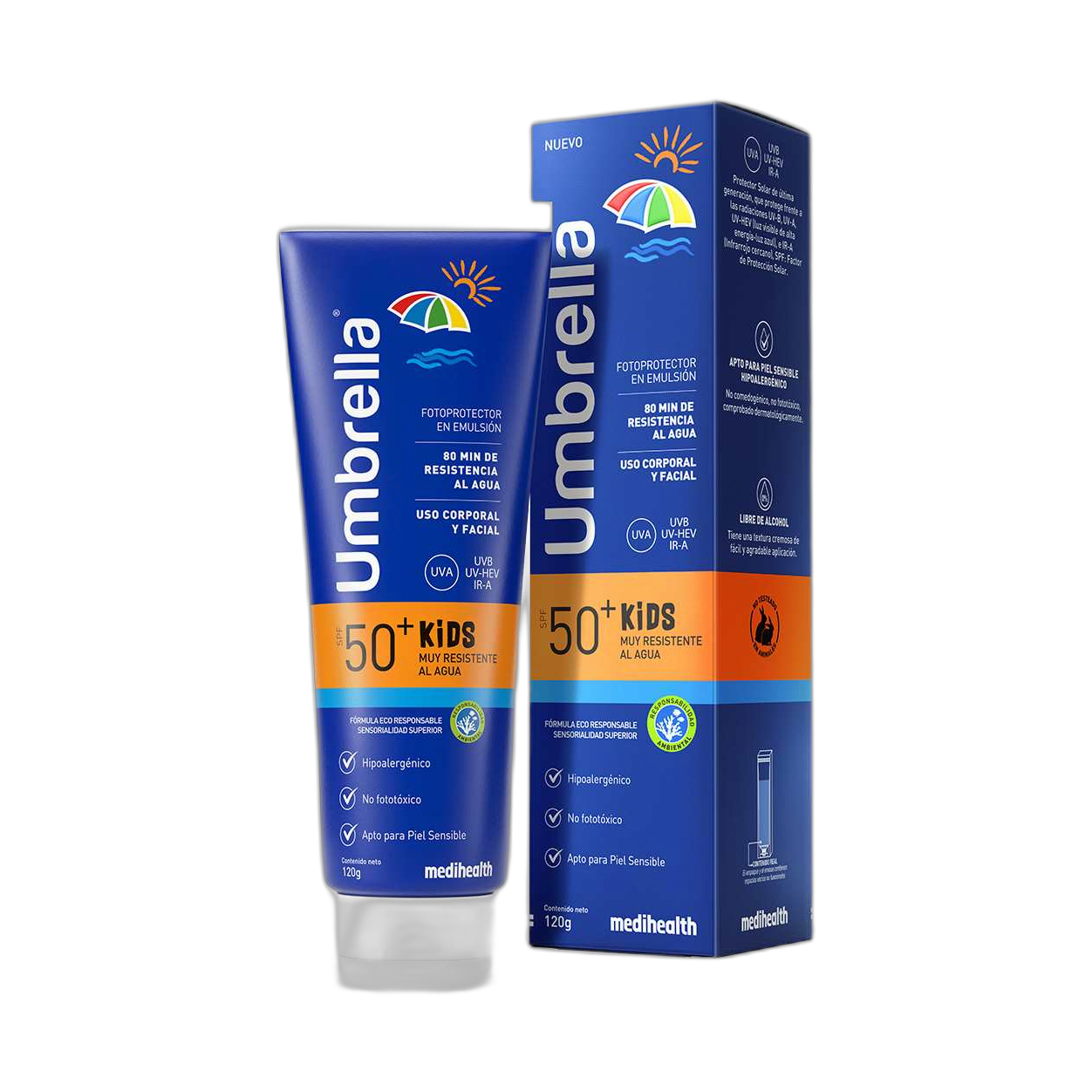 Umbrella Kids Tubo Emulsion 120 G (fondo limpio)