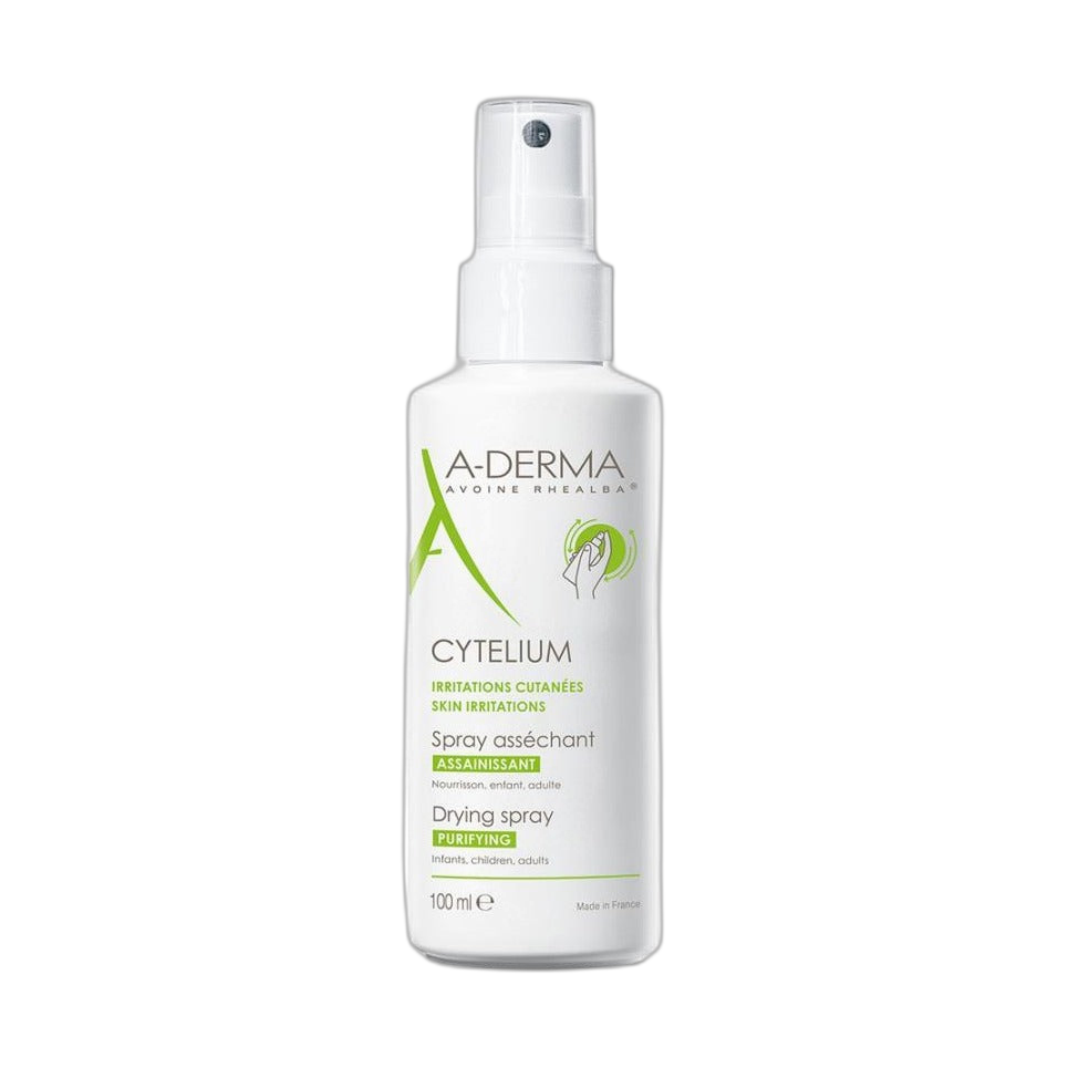 ADERMA Cytelium Spray secante piel irritada 100ml (fondo limpio)