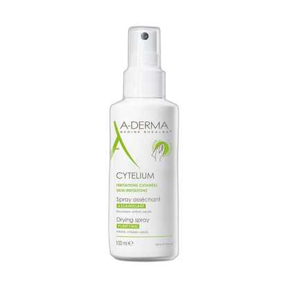 ADERMA Cytelium Spray secante piel irritada 100ml (fondo limpio)