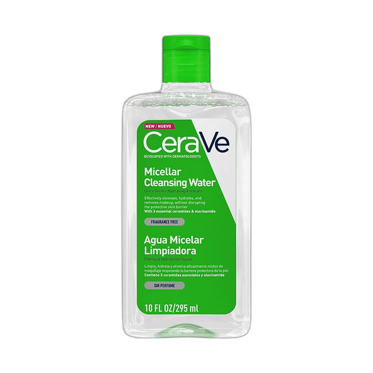 CERAVE Agua micelar limpiadora 295ml (fondo limpio)