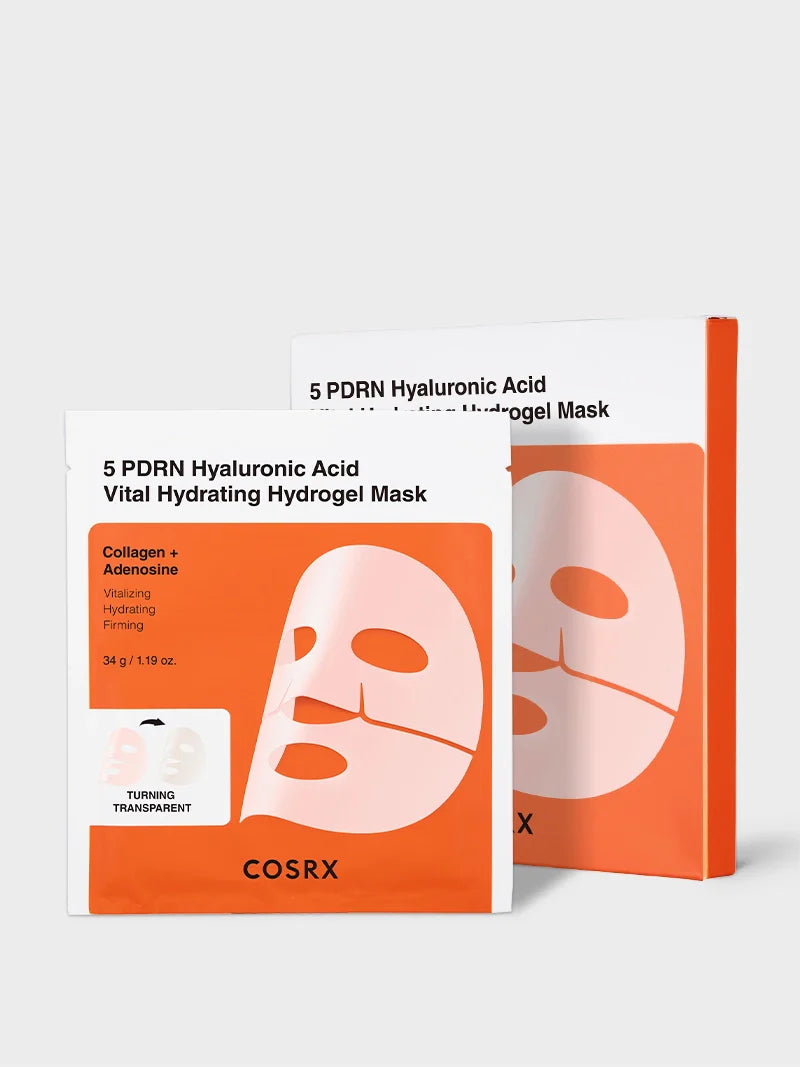 COSRX 5 PDRN Hyaluronic vital hydrogel mask 3pz