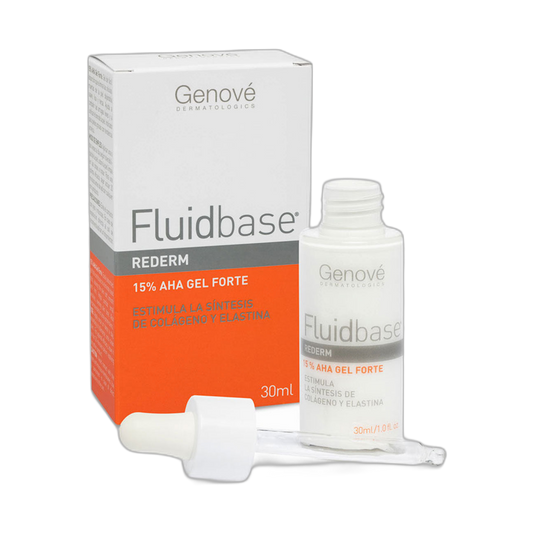 GENOVE Fluidbase Rederm Gel Forte 15% AHA 30ml (fondo limpio)