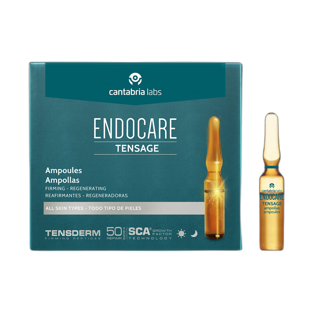 ENDOCARE Tensage ampolletas 10pz (fondo limpio)