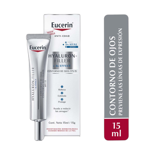 EUCERIN HYALURON-FILLER OJOS 15ML (fondo limpio)