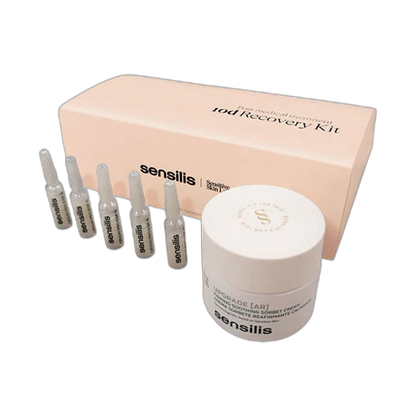 SENSILIS SENSITIVE SKIN LAB RECOVERY KIT 5 AMPOLLETAS 1  UPGRADE  (AR) 25 ML (fondo limpio)