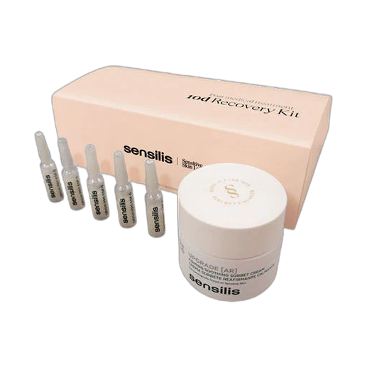 SENSILIS SENSITIVE SKIN LAB RECOVERY KIT 5 AMPOLLETAS 1  UPGRADE  (AR) 25 ML (fondo limpio)