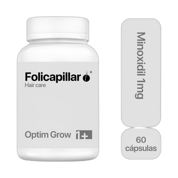 FOLICAPILLAR Optim grow 1 |  Minoxidil 1mg | 60 cápsulas