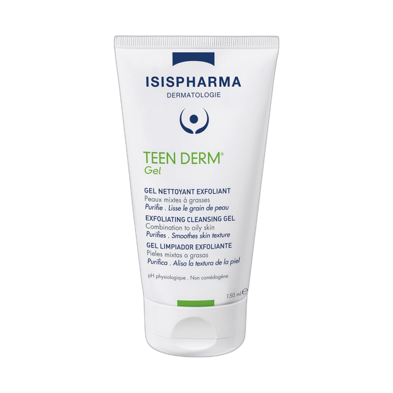 ISISPHARMA TEEN DERM Gel exfoliante 150ml (fondo limpio)