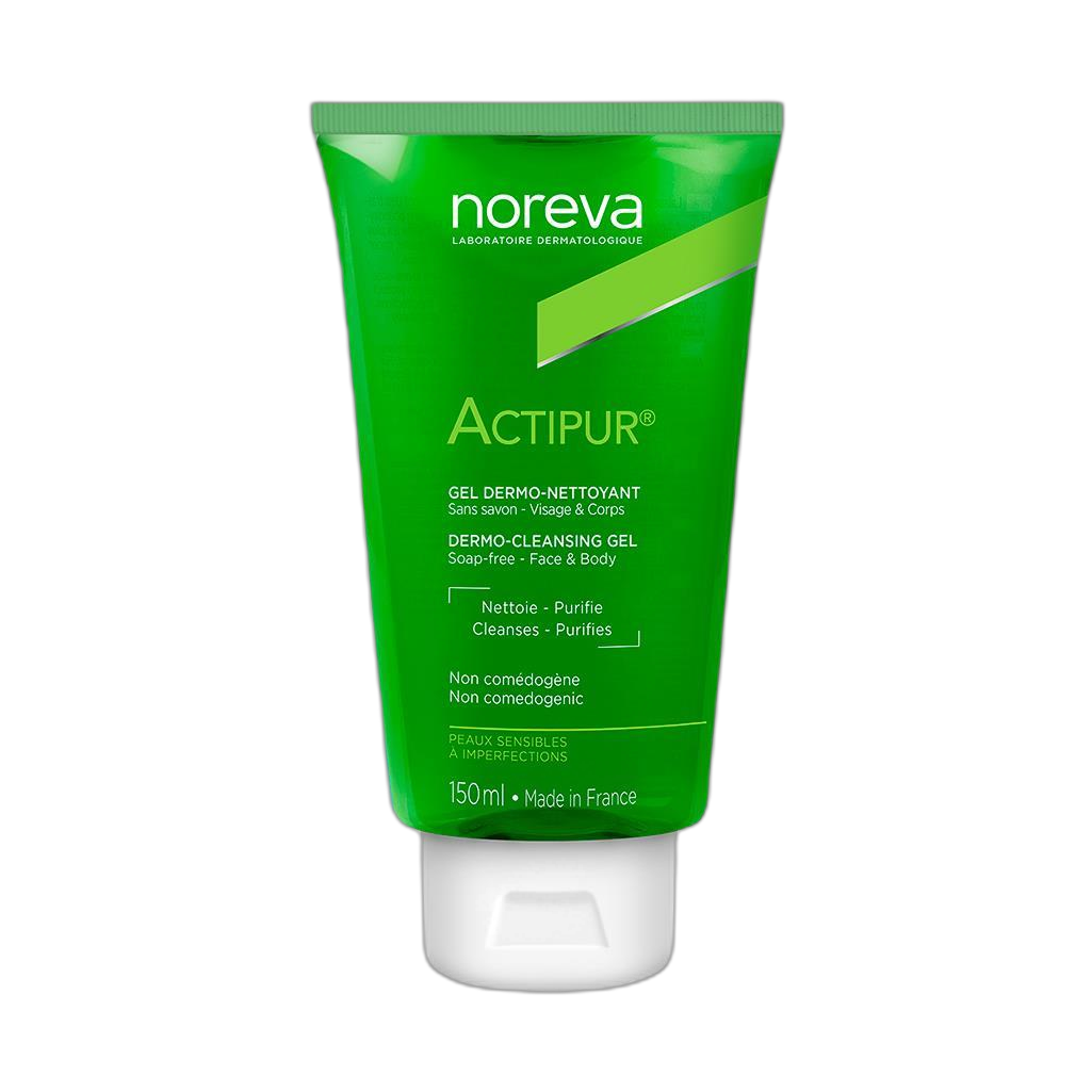 NOREVA Actipur gel dermolimpiador 150ml (fondo limpio)