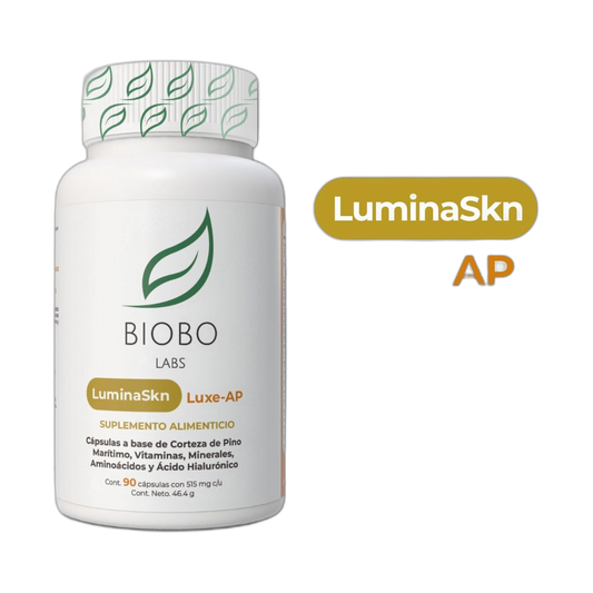 BIOBO LABS luminaskin luxe-ap 90caps 500mg vegetal (fondo limpio)