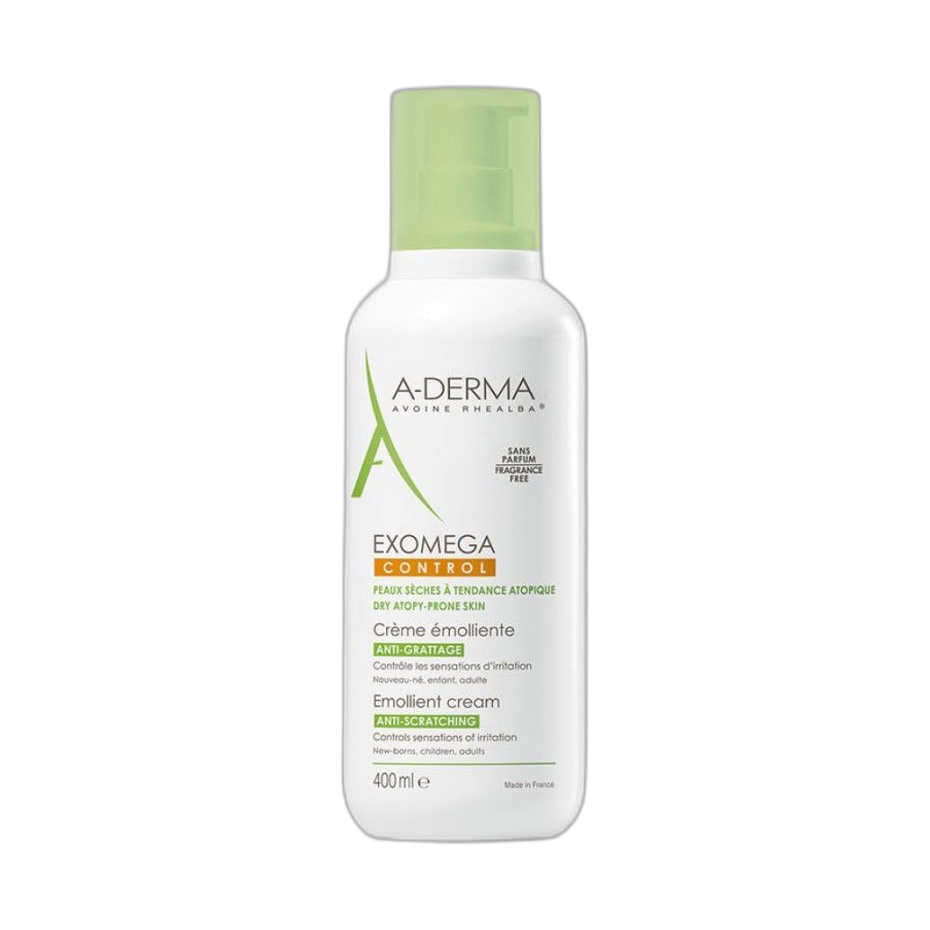 ADERMA Exomega Control Crema Facial y Corporal 400ml (fondo limpio)