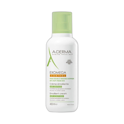 ADERMA Exomega Control Crema Facial y Corporal 400ml (fondo limpio)