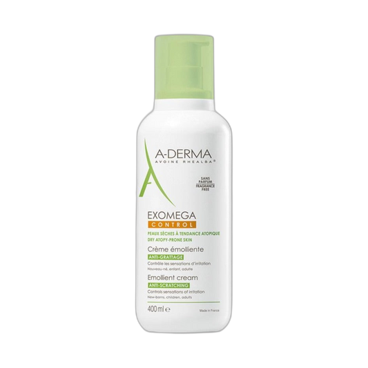 ADERMA Exomega Control Crema Facial y Corporal 400ml (fondo limpio)