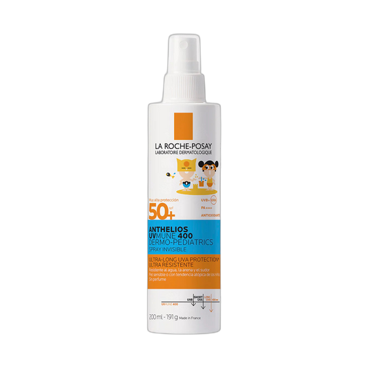 LRP ANTHELIOS UVMUNE 400 Dermopediatrics spray 200ml (fondo limpio)