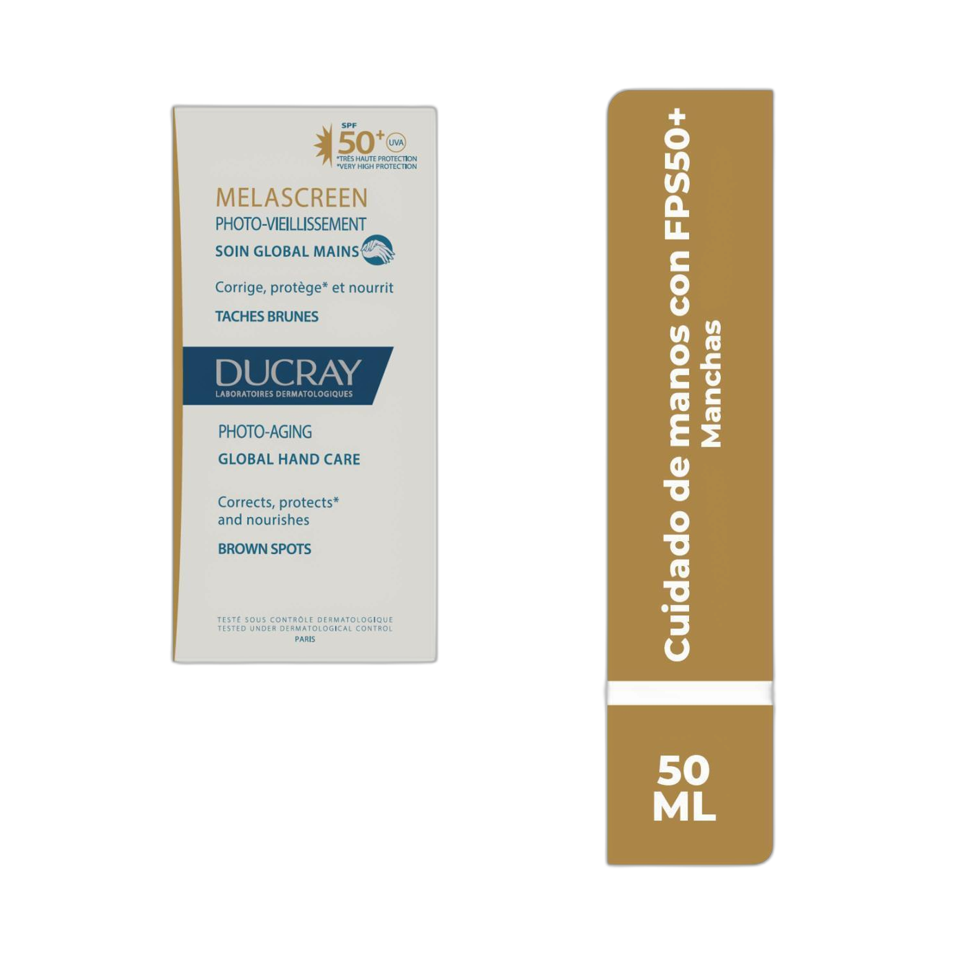 DUCRAY Melascreen Crema Anti Manchas Anti Fotoenvejecimiento Spf 50+ 50ml (fondo limpio)