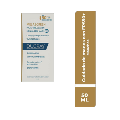 DUCRAY Melascreen Crema Anti Manchas Anti Fotoenvejecimiento Spf 50+ 50ml (fondo limpio)