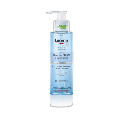 EUCERIN Dermatoclean gel limpiador facial 200ml (fondo limpio)