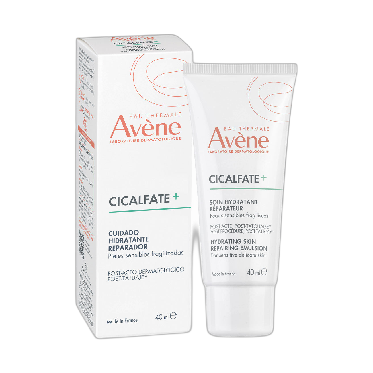 AVENE Cicalfate+ emulsión reparadora 40ml (fondo limpio)