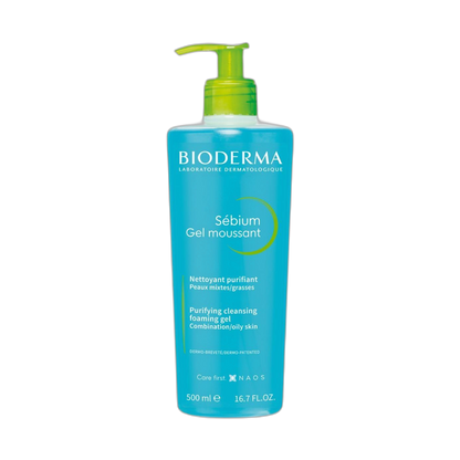 BIODERMA Sébium gel moussant 500ml (fondo limpio)